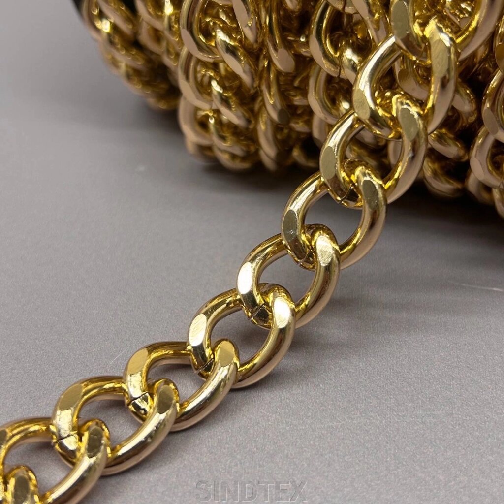 Декоративні ланцюги, колір золото 3,8 мм від компанії SINDTEX - фото 1