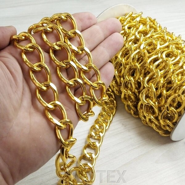 Декоративні ланцюги, колір золото 4,0 мм від компанії SINDTEX - фото 1