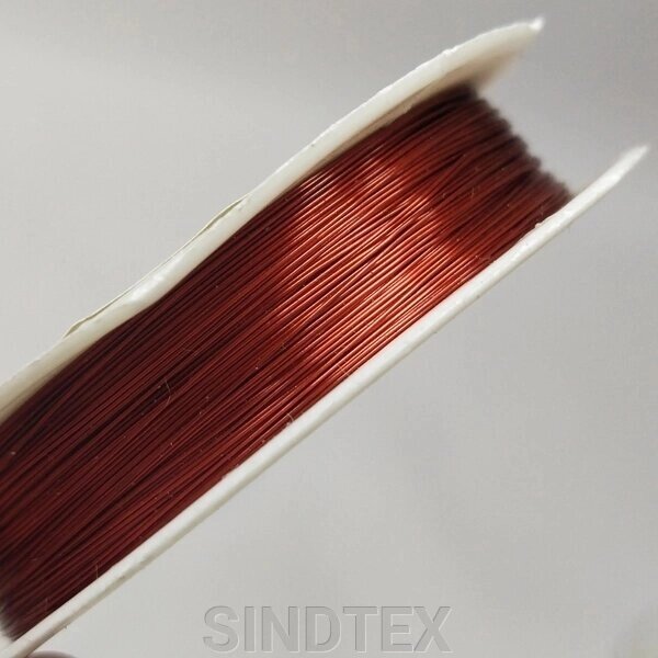 Дріт 0,3мм намотування 30 метрів колір - Червоний від компанії SINDTEX - фото 1