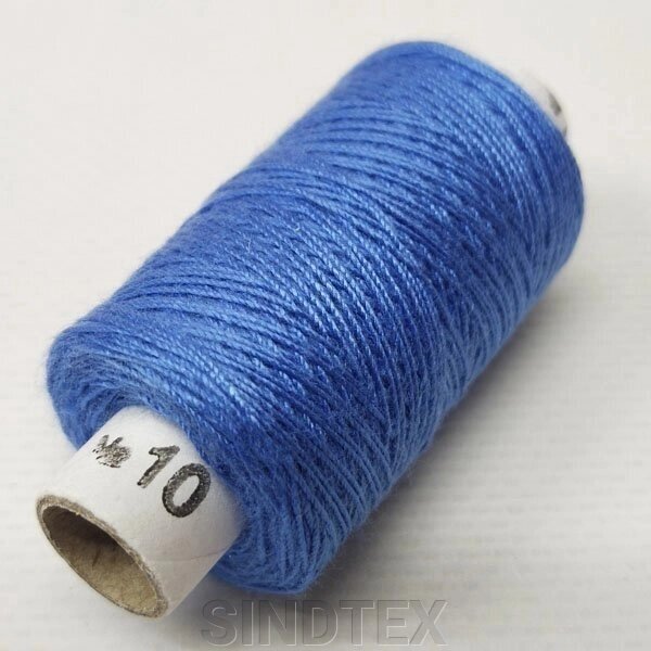 Джинсові нитки, висока міцність # 10, синій кол. 058 від компанії SINDTEX - фото 1