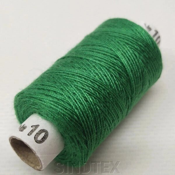Джинсові нитки, висока міцність # 10, зелений кол. 081 від компанії SINDTEX - фото 1