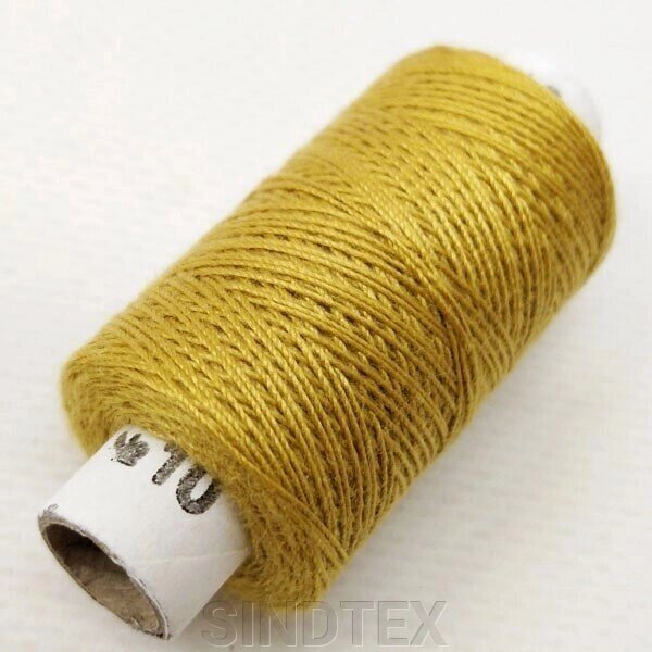 Джинсові нитки, висока міцність # 10, золотий світлий колір Col. 038 від компанії SINDTEX - фото 1