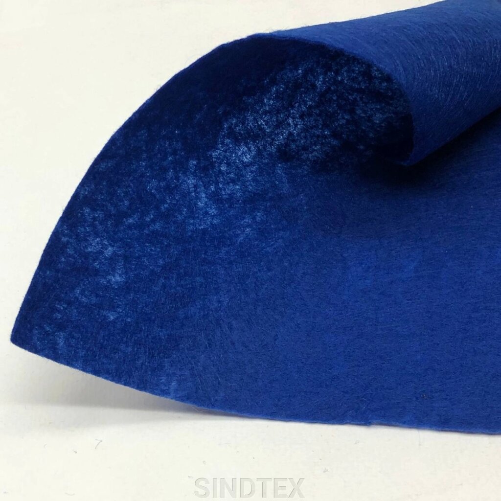 Фетр 1 мм, 20х30 см, колір - синій від компанії SINDTEX - фото 1