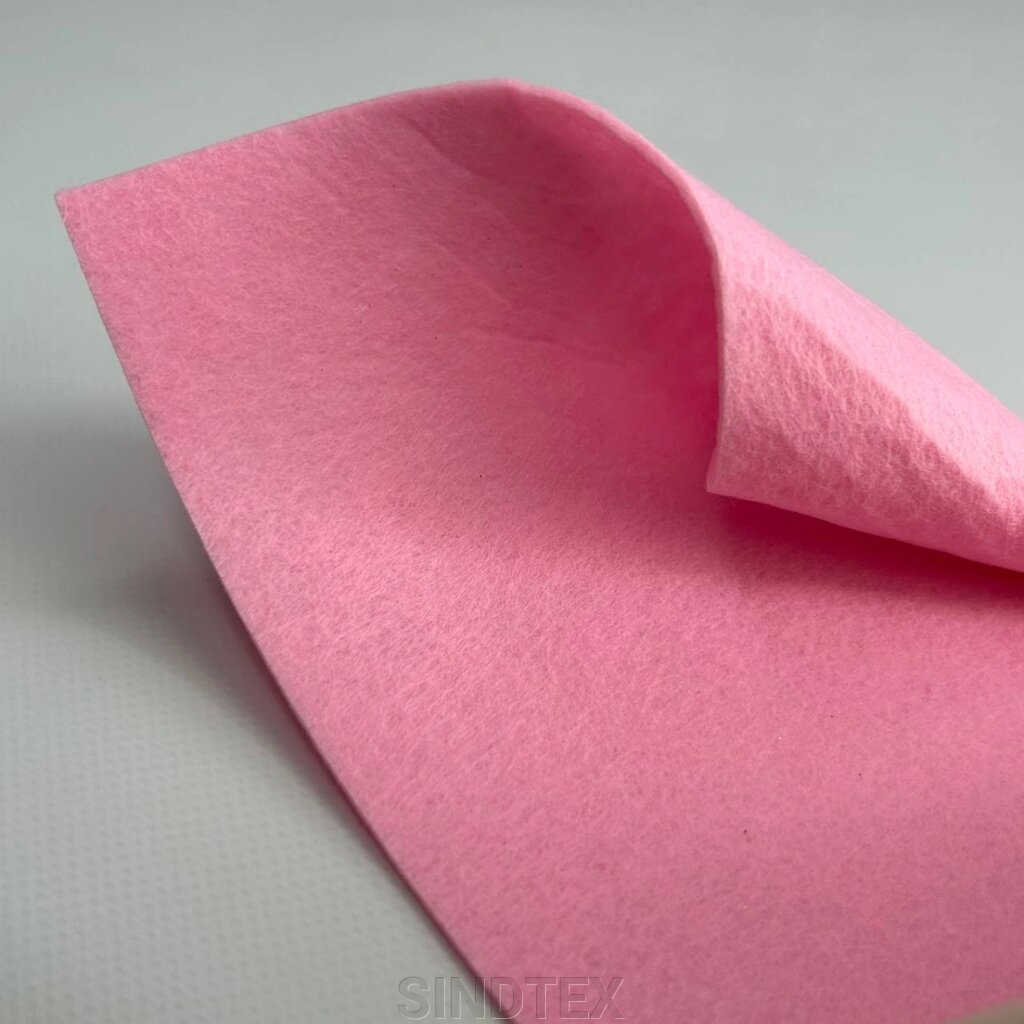 Фетр щільний, 2 мм, 20х30 см, колір - рожевий С30 від компанії SINDTEX - фото 1