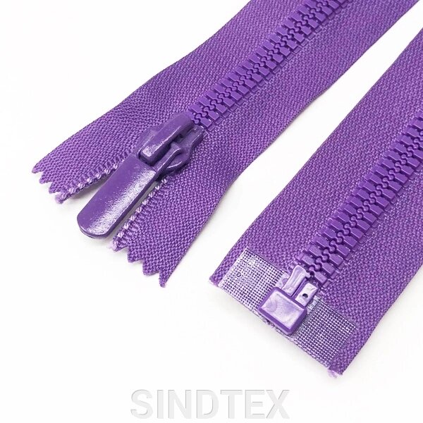 (фіолетова) Роз'ємна блискавка Баришівка 80см від компанії SINDTEX - фото 1