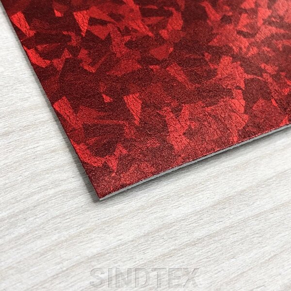 Фоаміран голограма 1,8 мм, 1 лист А4 - червоний від компанії SINDTEX - фото 1
