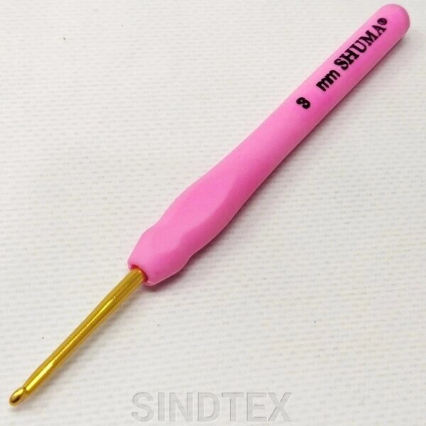 Гачок для в'язання SHUMA #3 з м'якою ручкою від компанії SINDTEX - фото 1