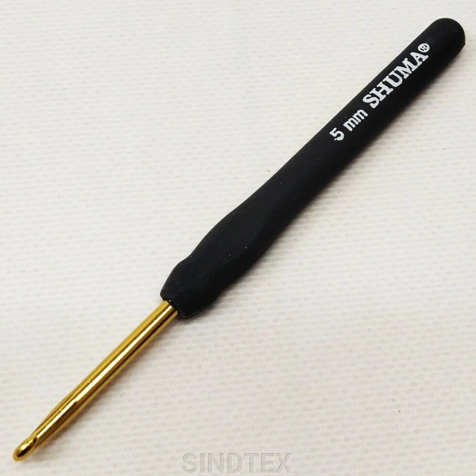 Гачок для в'язання SHUMA # 5 з м'якою ручкою від компанії SINDTEX - фото 1