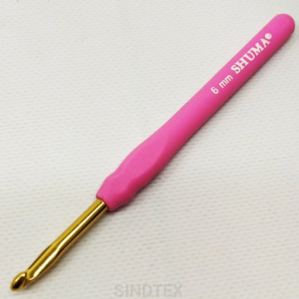 Гачок для в'язання SHUMA #6 з м'якою ручкою від компанії SINDTEX - фото 1