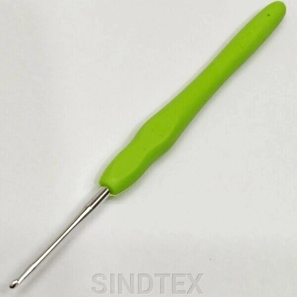 Гачок для в'язання Sindtex #2 з м'якою ручкою від компанії SINDTEX - фото 1