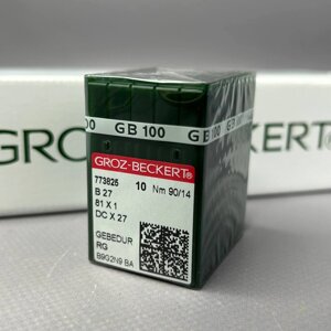 Голки для промислових оверлоків Groz Beckert В27 GEBEDUR №90-RG