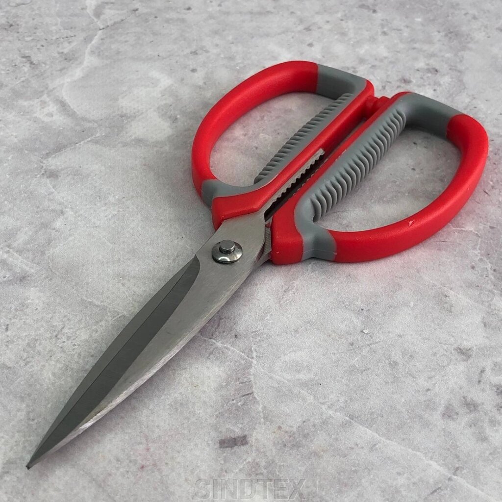 К88 Ножиці з великими прогумованими ручками №2 від компанії SINDTEX - фото 1