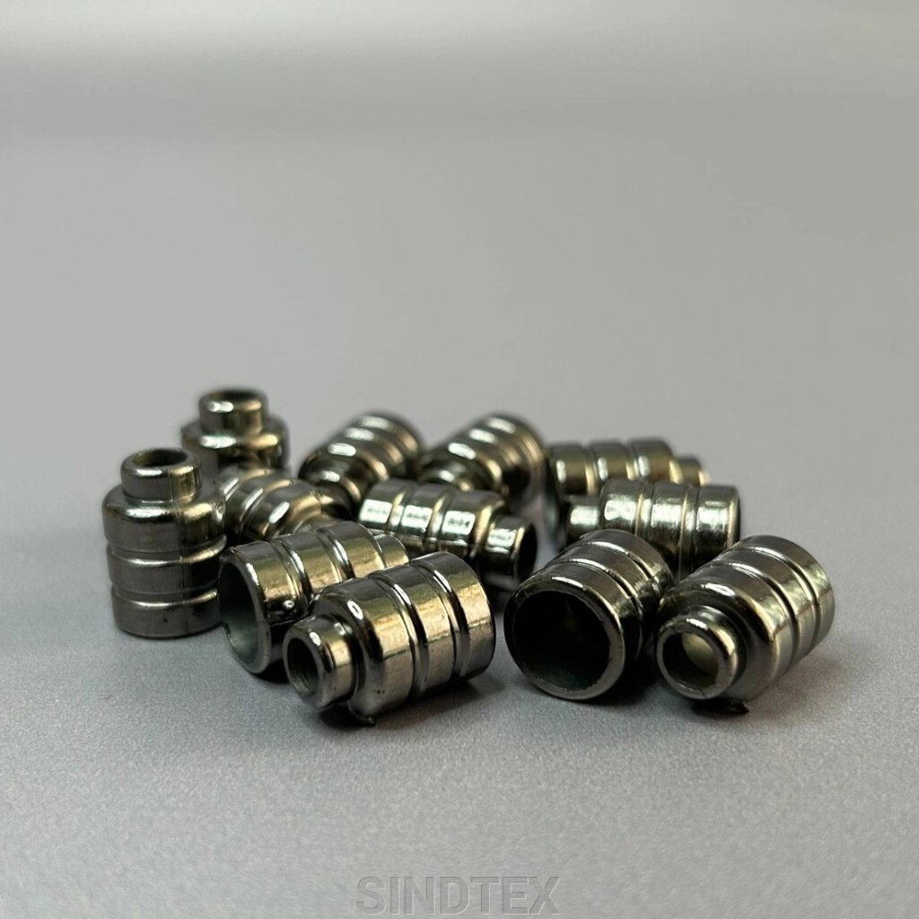 Кінцевик для шнура пластиковий 14 мм - срібло від компанії SINDTEX - фото 1