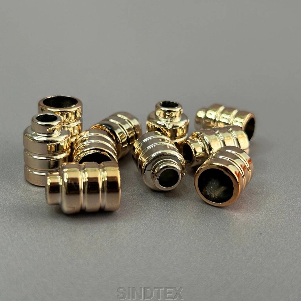 Кінцевик для шнура пластиковий 14 мм - золото від компанії SINDTEX - фото 1