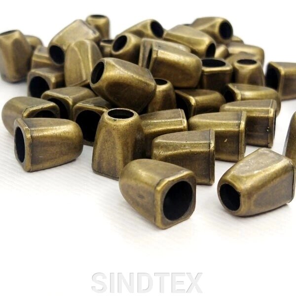 Кінцевик (наконечник) для 5-мм шнура, Антик від компанії SINDTEX - фото 1