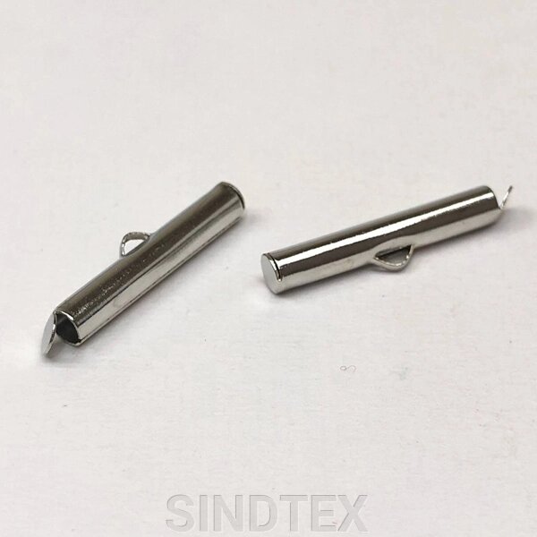 Кінцевик-трубочка слайдер для прикрас 25 мм - сталь від компанії SINDTEX - фото 1