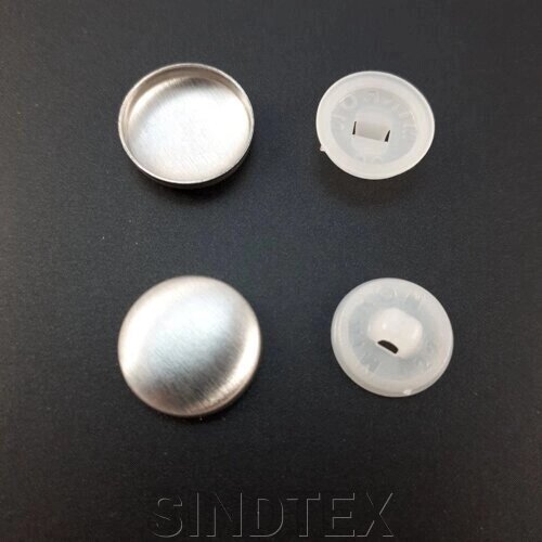 Кнопка для затягування на пластиковій нозі # 22 - 13,3 мм білий від компанії SINDTEX - фото 1