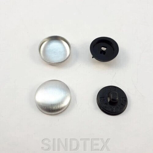 Кнопка для затягування на пластиковій нозі # 22 - 13,3 мм Чорна від компанії SINDTEX - фото 1