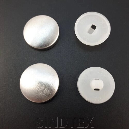 Кнопка для затягування на пластиковій нозі # 32 - 19,2 мм білий від компанії SINDTEX - фото 1