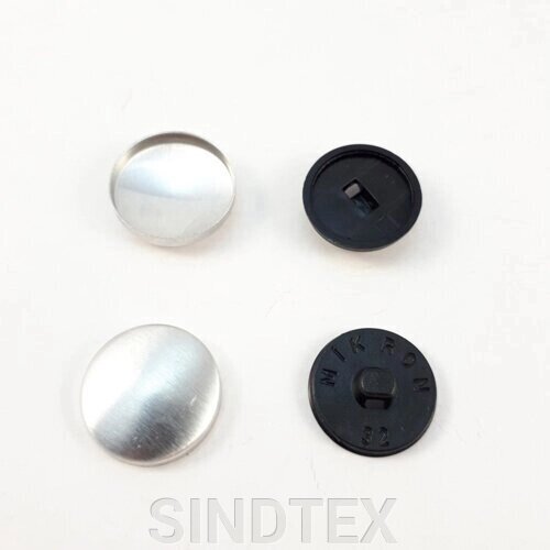 Кнопка для затягування на пластиковій нозі # 32 - 19,2 мм Чорна від компанії SINDTEX - фото 1