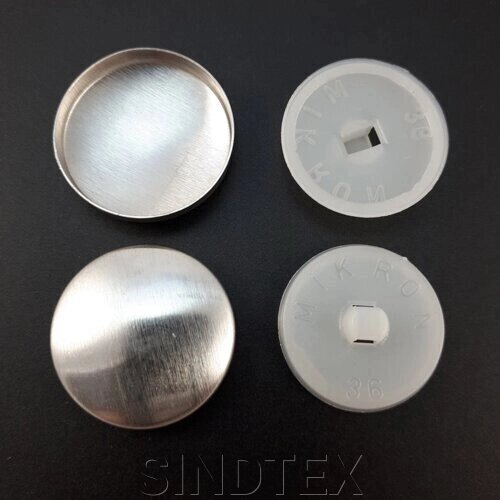 Кнопка для затягування на пластиковій нозі # 36 - 21,8 мм білий від компанії SINDTEX - фото 1