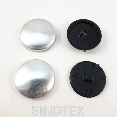 Кнопка для затягування на пластиковій нозі # 36 - 21,8 мм Чорна від компанії SINDTEX - фото 1