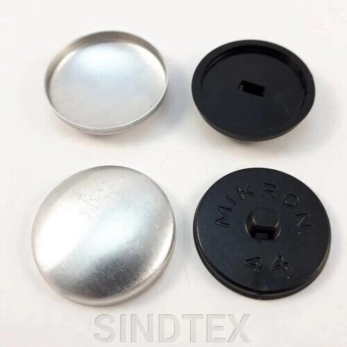 Кнопка для затягування на пластиковій нозі # 44 - 26,8 мм Чорна від компанії SINDTEX - фото 1