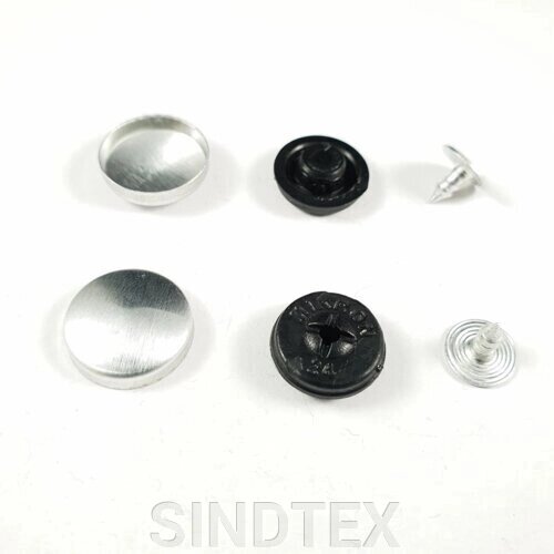 Кнопка для затягування прибивна # 24 -14,3 мм чорний від компанії SINDTEX - фото 1