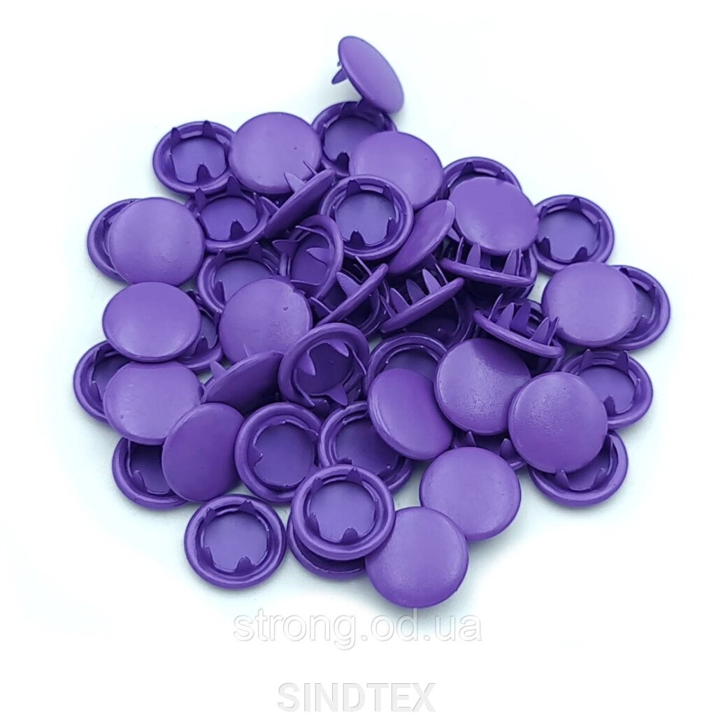 Кнопка трикотажна BABY 9,5мм Фіолетовий із закритим капелюшком 1440шт. (171) від компанії SINDTEX - фото 1
