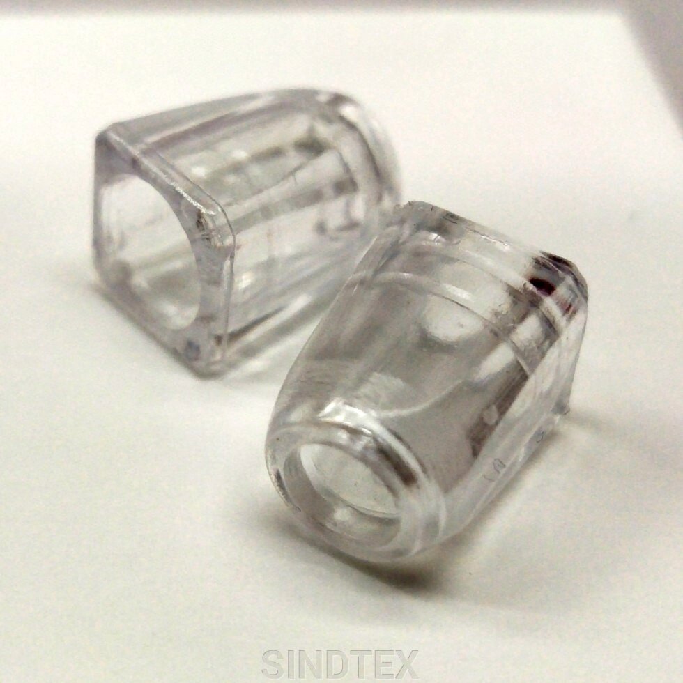 Ковпачок, кінцевик для шнура, прозорий пластик від компанії SINDTEX - фото 1