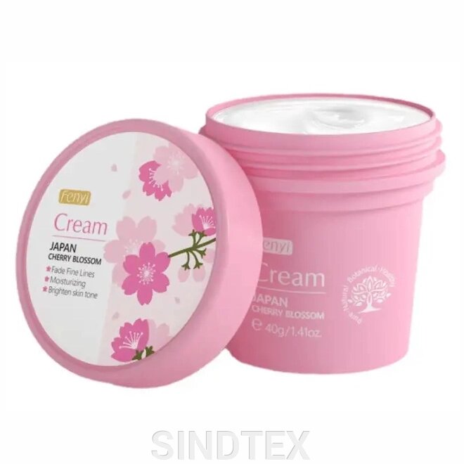 Крем для обличчя з цвітом сакури Fenyi Japan Cherry Blossom Cream, 40г від компанії SINDTEX - фото 1