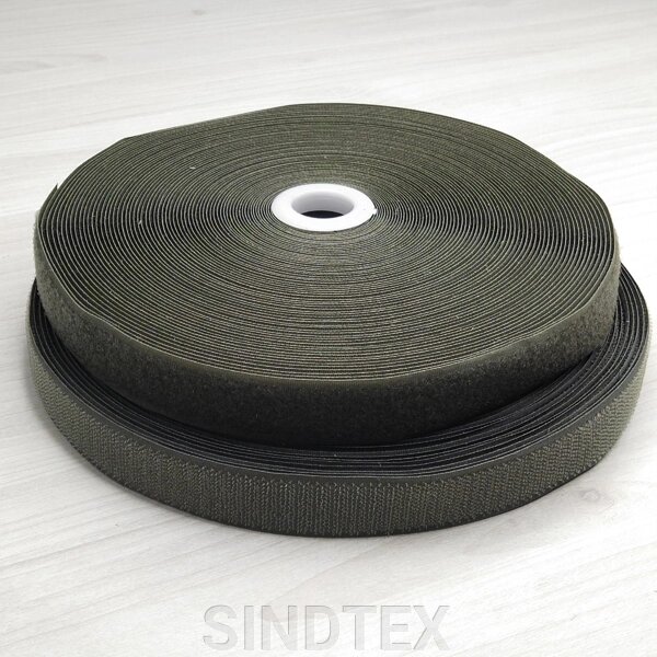 Липучка швейна пришивна 2,5 см Хакі 22,5м. від компанії SINDTEX - фото 1