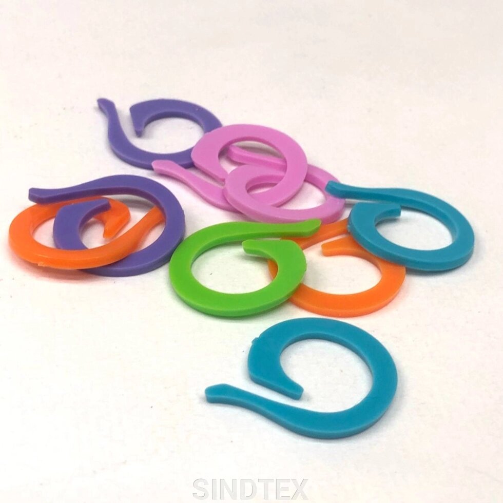 Маркер рядів для в'язання, колір-мікс, 100 шт від компанії SINDTEX - фото 1