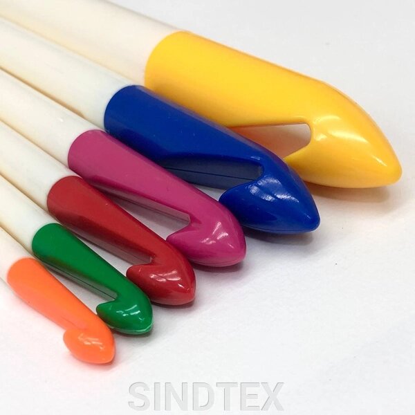 Набір гачків для в'язання 6 од (7-20мм) від компанії SINDTEX - фото 1