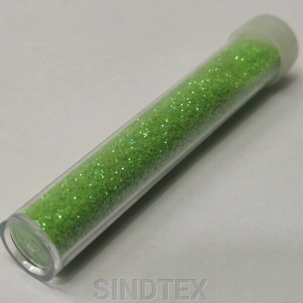 Неонові блискітки (гліттер) Зелений 5г (94438-5) від компанії SINDTEX - фото 1