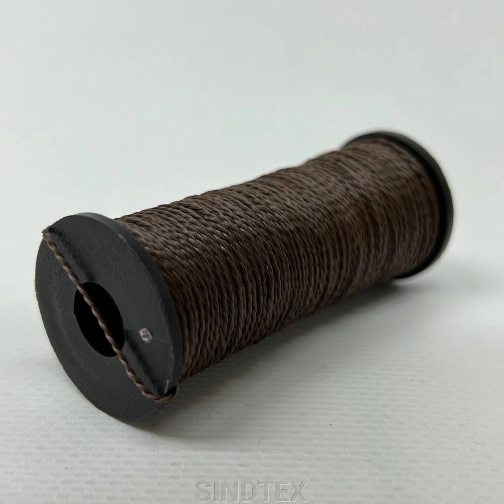 Нитка поліпропіленові на котушці (375 текс) коричнева від компанії SINDTEX - фото 1