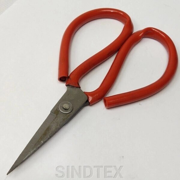 Ножиці для шкіри 16,5 см з великими ручками від компанії SINDTEX - фото 1