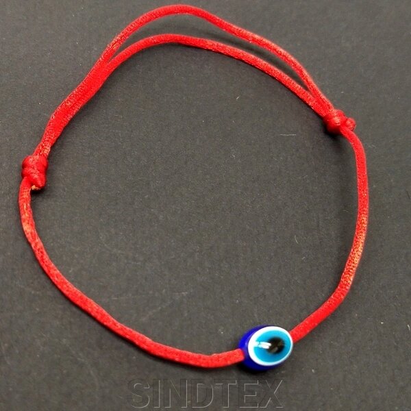 Основа для браслета з червоної нитки "Котяче око" від компанії SINDTEX - фото 1