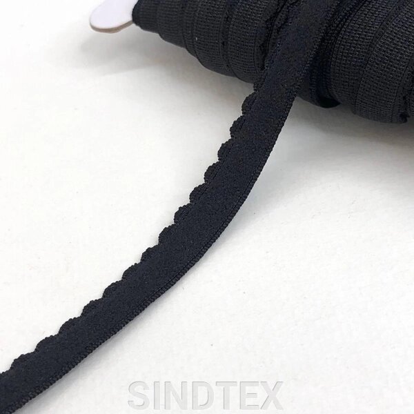Оздоблювальна резинка для білизни 0,8смх1м - чорний від компанії SINDTEX - фото 1