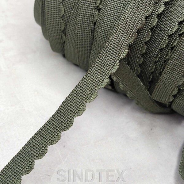 Оздоблювальна резинка для білизни 0,8смх1м - хакі від компанії SINDTEX - фото 1