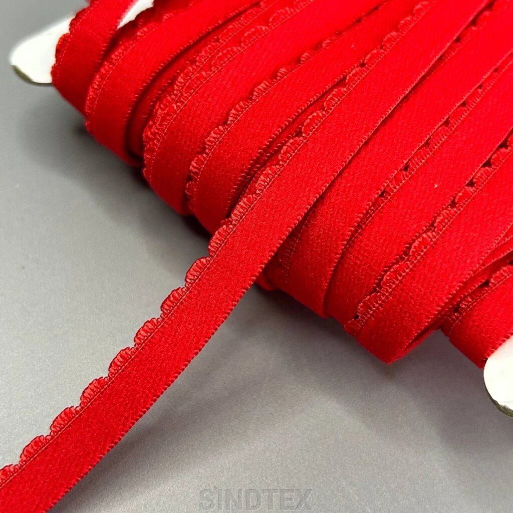 Оздоблювальна резинка для білизни 0,8смх1м - колір 20 (червоний) від компанії SINDTEX - фото 1