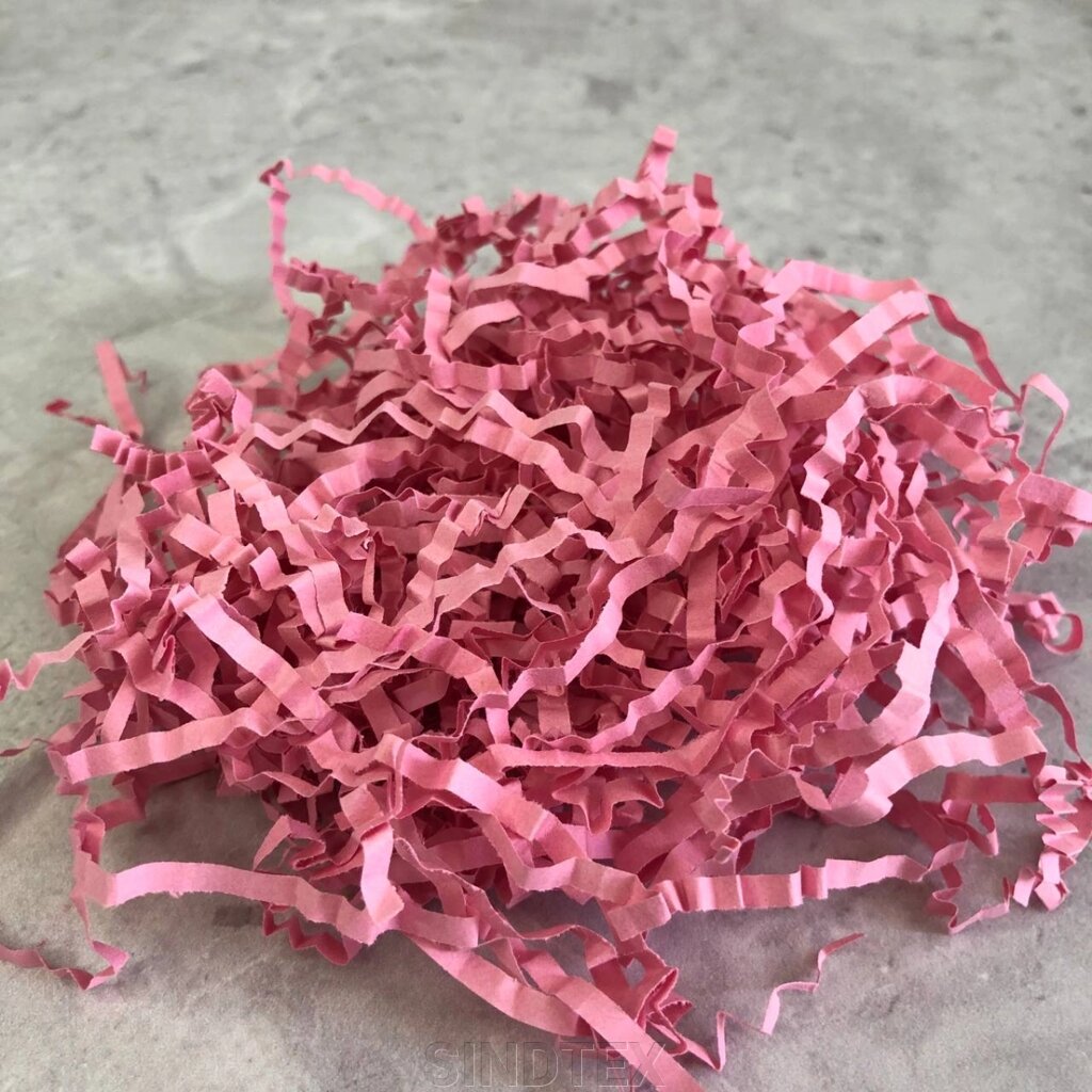 Папір тіш'ю декоративний наповнювач 100 гр - рожевий від компанії SINDTEX - фото 1