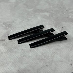 (10 шт) Шпилька-заготовка качечка плоска 5,5см - чорна в Одеській області от компании SINDTEX