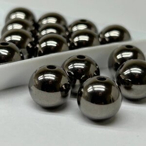 (20 грам) Перли бусини пластик Ø12мм - чорний хром в Одеській області от компании SINDTEX