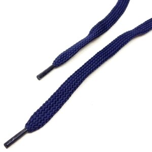 Синий шнур плоский плетеный 1,5м полиэстер (СИНДТЕКС-1672)