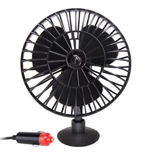Вентилятор автомобільний 5" на присосці 12V