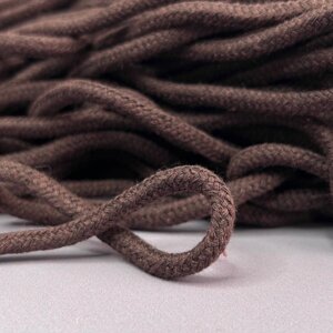 Шнур бавовняний плетений із сердечником 5 мм - коричневий в Одеській області от компании SINDTEX