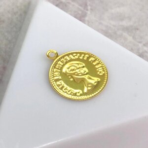 Підвіска "Монетка дзвінка" 15 мм, колір - Золото в Одеській області от компании SINDTEX