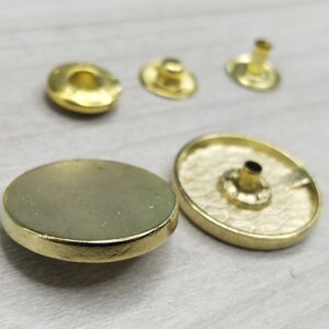 Кнопка ТАБЛІТКА - 22 мм золото 50 шт. Нержавіюча сталь (108922) в Одеській області от компании SINDTEX