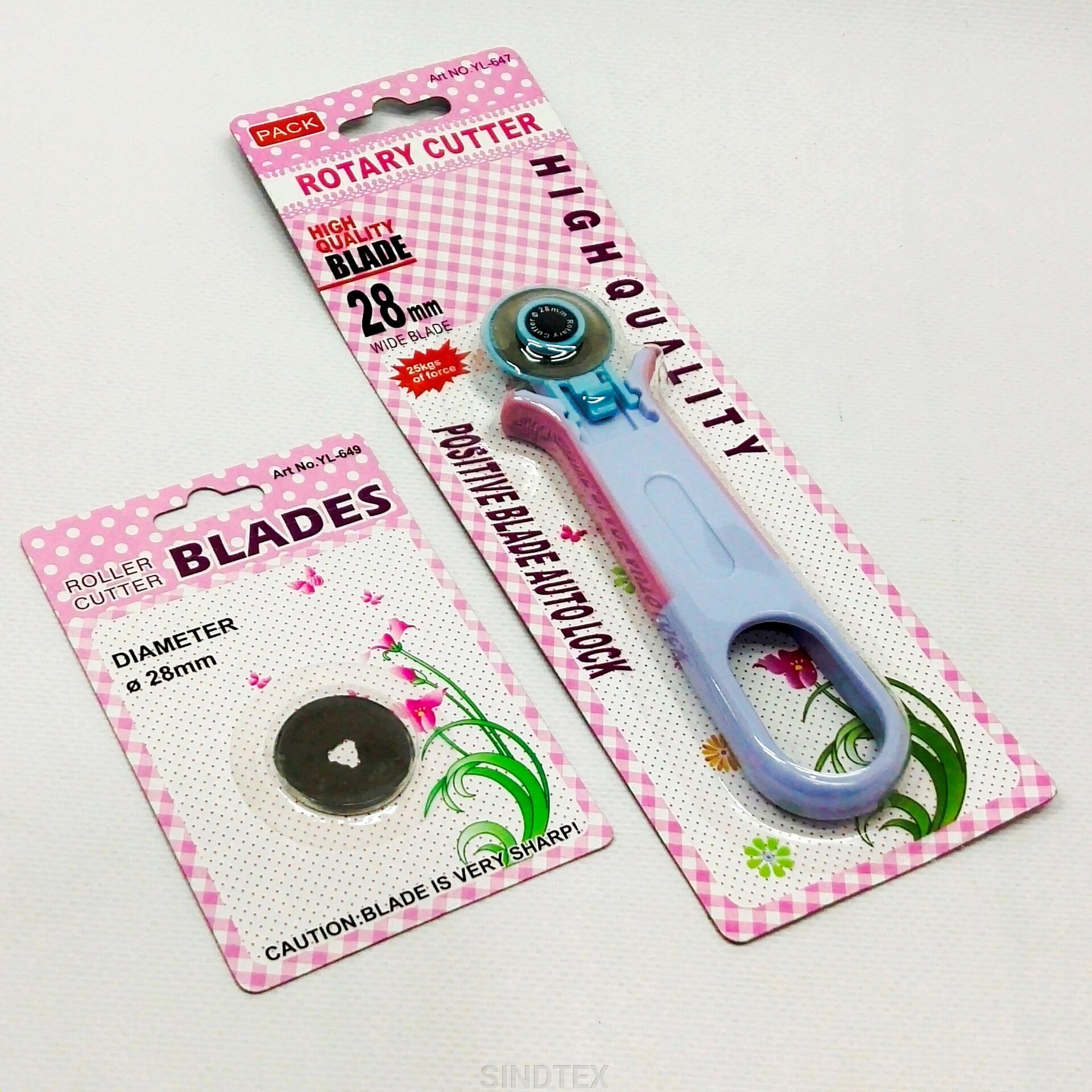 Ручной дисковый нож для раскроя ткани (раскроечный нож)